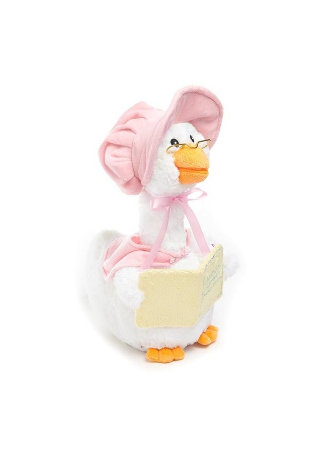 - Mother Goose Animated Stuffed Animal Reads Nursery Rhymes, 14”