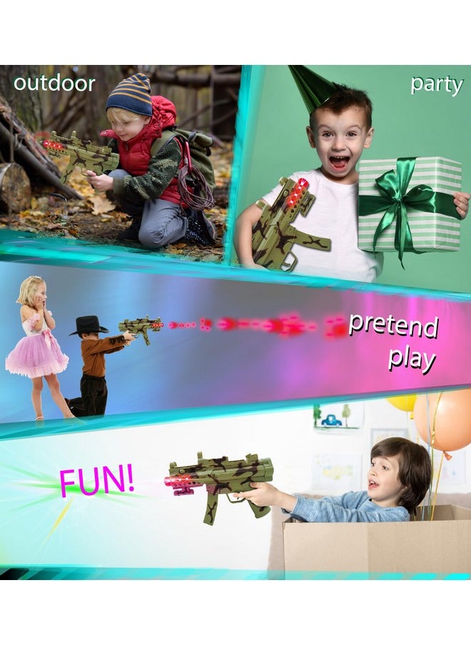 Light Up Sonic Military Toy Gun - Light Up Guns For Kids With Sound, Military Camouflage Ranger Force Army Toy Gun For Kids, Great Party Favor Gun Toy, Cosplay Costume Prop Toy Gun - 11.5 Inch