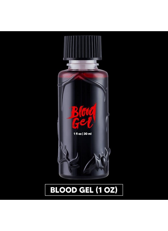 Halloween Fake Blood, 1 Oz Faux Blood Makeup, Stage Blood Bottle, Prank Dripping Blood Paint, Washable Fake Blood For Clothes, Zombie, Vampire Blood Make Up