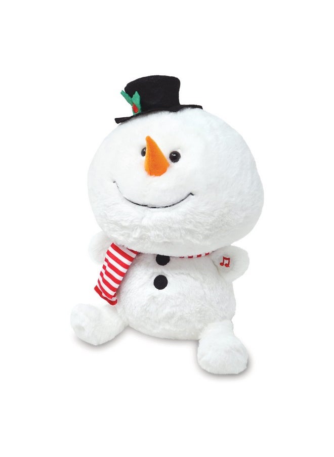 - Caroling Cuties Snowman | Animated Singing Holiday Christmas Snowman Stuffed Plush Toy Sings Let It Snow, 10 Inches
