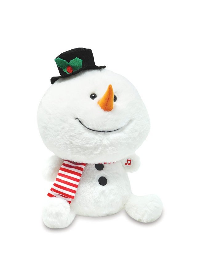 - Caroling Cuties Snowman | Animated Singing Holiday Christmas Snowman Stuffed Plush Toy Sings Let It Snow, 10 Inches