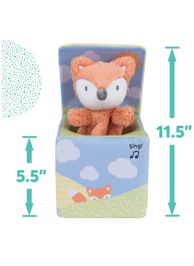 Gund Fox In A Box, Animated Plush Activity Toy For Babies And Infants, Ages 0 And Up, Multicolor
