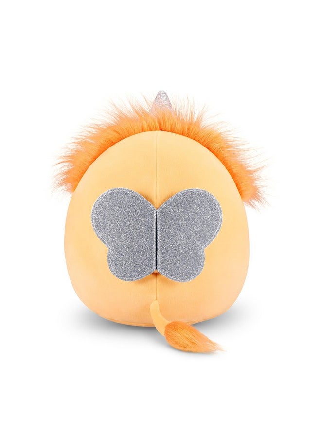 Eggzania Surprise Mania Series 1 (Lion) By Zuru, Collectible Plush Stuffed Animal, Surprise Eggs, 5 Mini Eggs, Stickers, Diy Jewelry, Slime, Ages 3+ For Girls, Children