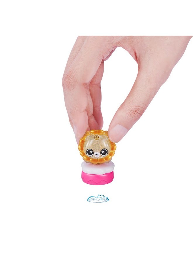Eggzania Surprise Mania Series 1 (Lion) By Zuru, Collectible Plush Stuffed Animal, Surprise Eggs, 5 Mini Eggs, Stickers, Diy Jewelry, Slime, Ages 3+ For Girls, Children