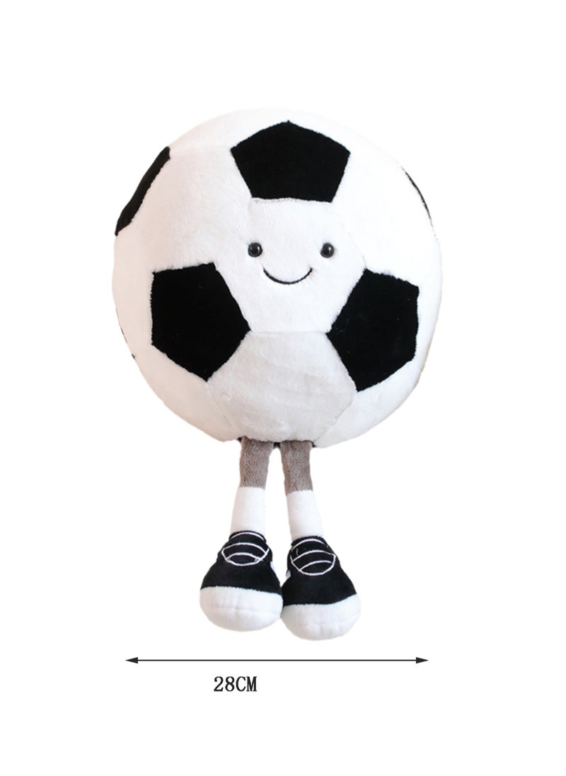 28 CM Cute Cartoon Football Plush Toy Soft Stuffed Doll For Girls And Boys All Ages Gift