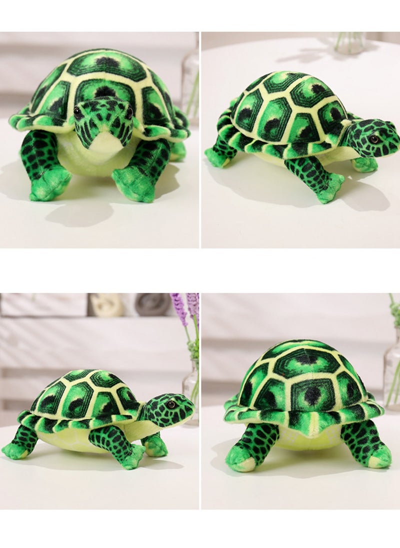 30 CM Simulation Turtle Plush Toy Soft Stuffed Cute Animal Doll For Girls And Boys All Ages Gift (Green)