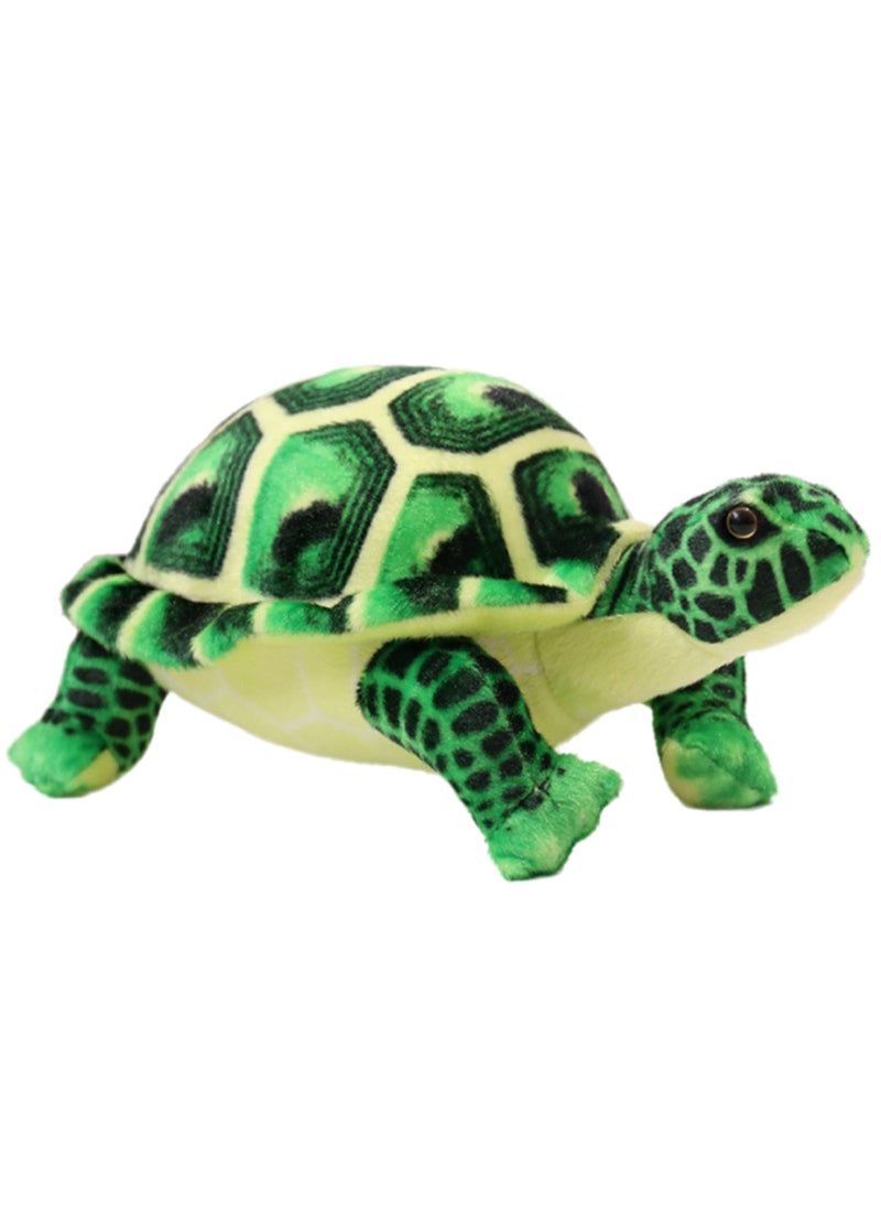 30 CM Simulation Turtle Plush Toy Soft Stuffed Cute Animal Doll For Girls And Boys All Ages Gift (Green)