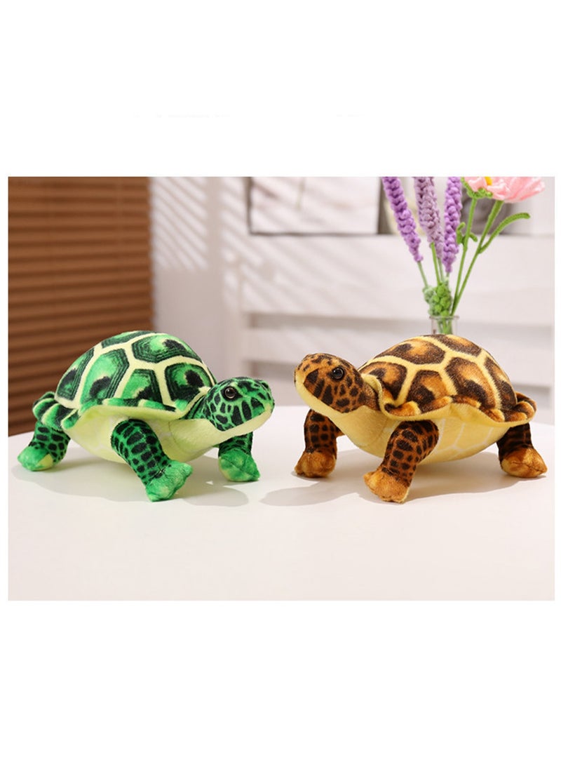 30 CM Simulation Turtle Plush Toy Soft Stuffed Cute Animal Doll For Girls And Boys All Ages Gift (Green)