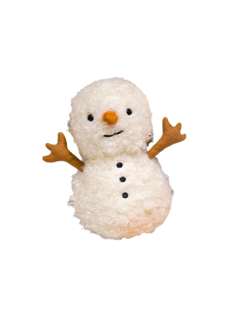 18 CM Cartoon Snowman Plush Toy Soft Stuffed Cute Doll For Girls And Boys All Ages Gift