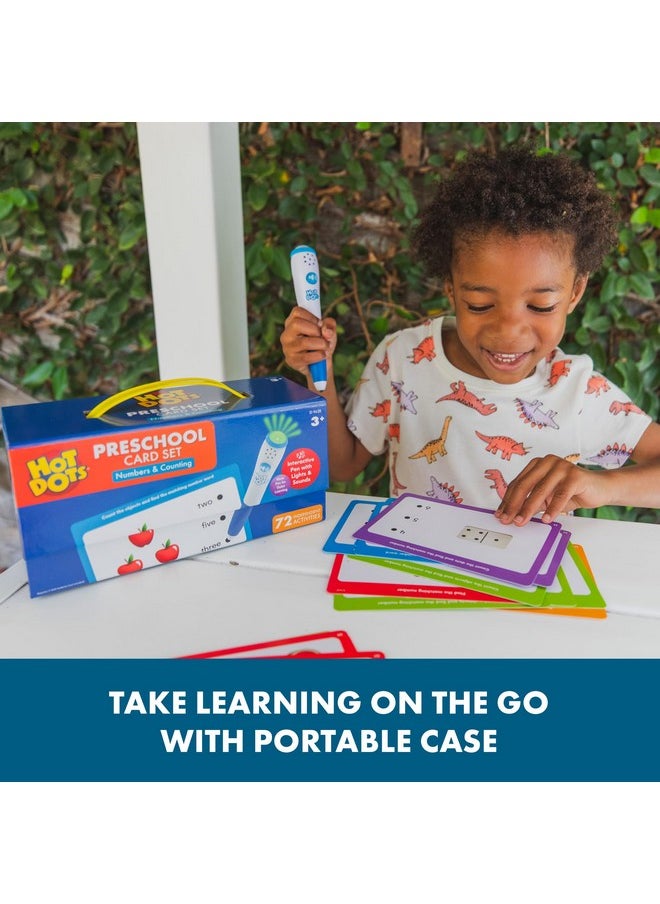 Hot Dots Numbers Set With 72 Activities, Learn To Count Preschool Set With Interactive Pen, Ages 3+