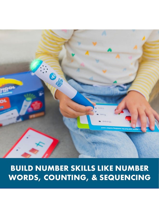 Hot Dots Numbers Set With 72 Activities, Learn To Count Preschool Set With Interactive Pen, Ages 3+