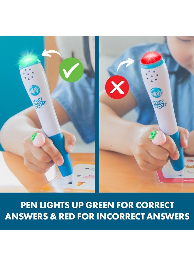 Hot Dots Beginning Phonics Set With 72 Activities, Learn To Read Preschool Set With Interactive Pen, Ages 3+