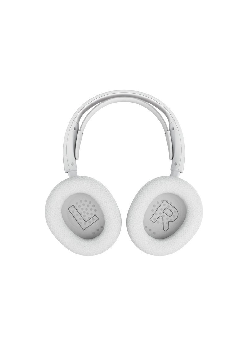 Arctis Nova 5 Multi-System Gaming Headset Comfort Design, Durable, Ultra Lightweight, Noise-Cancelling Mic — PC, PS5/PS4, Switch, Xbox - White