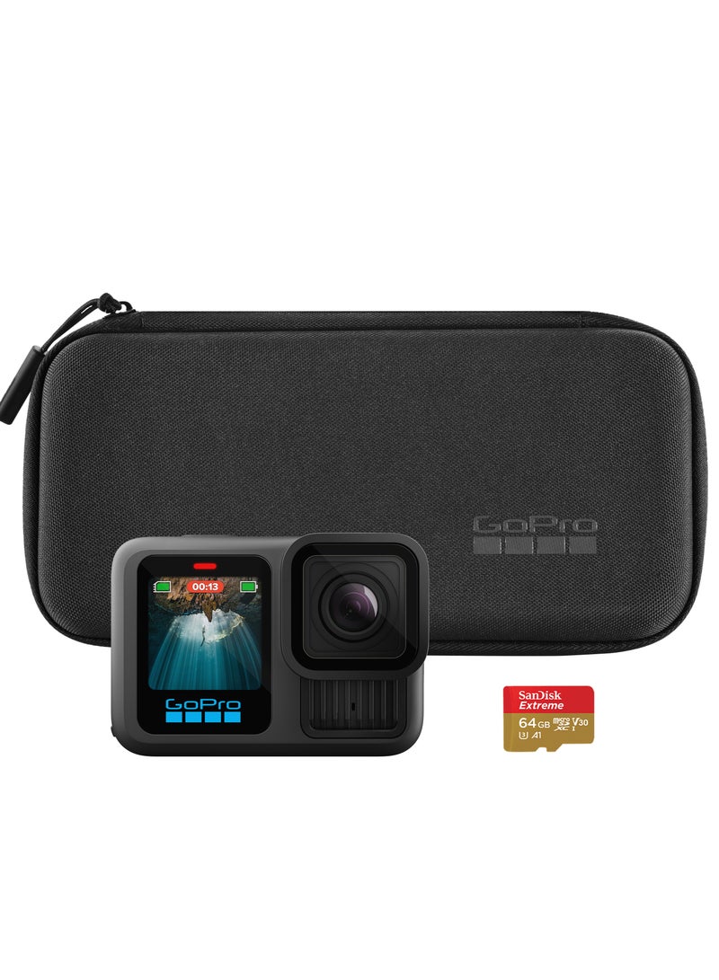 GoPro Hero13 Black Specialty Bundle with 64GB mircoSD Card