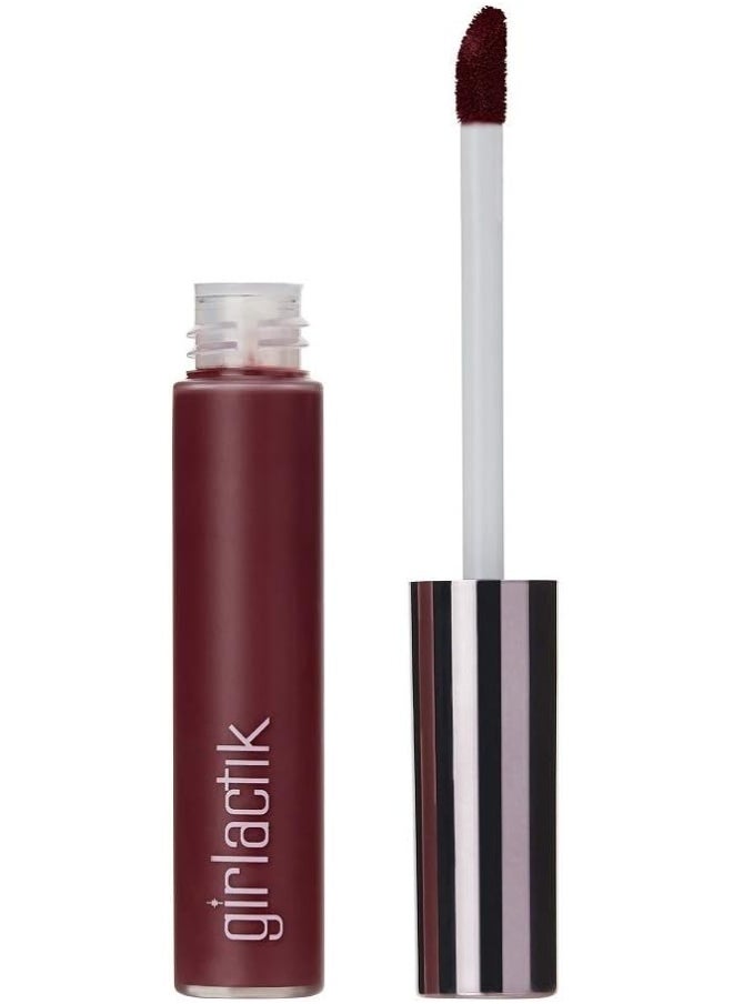Matte Lip Liquid In Wine Red Shade