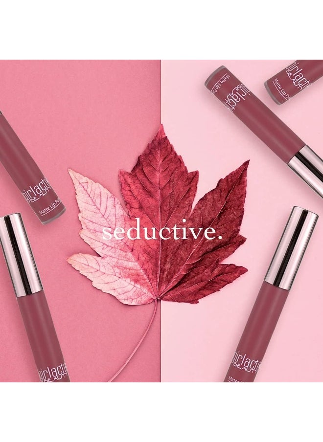 Matte Lip Liquid In Wine Red Shade