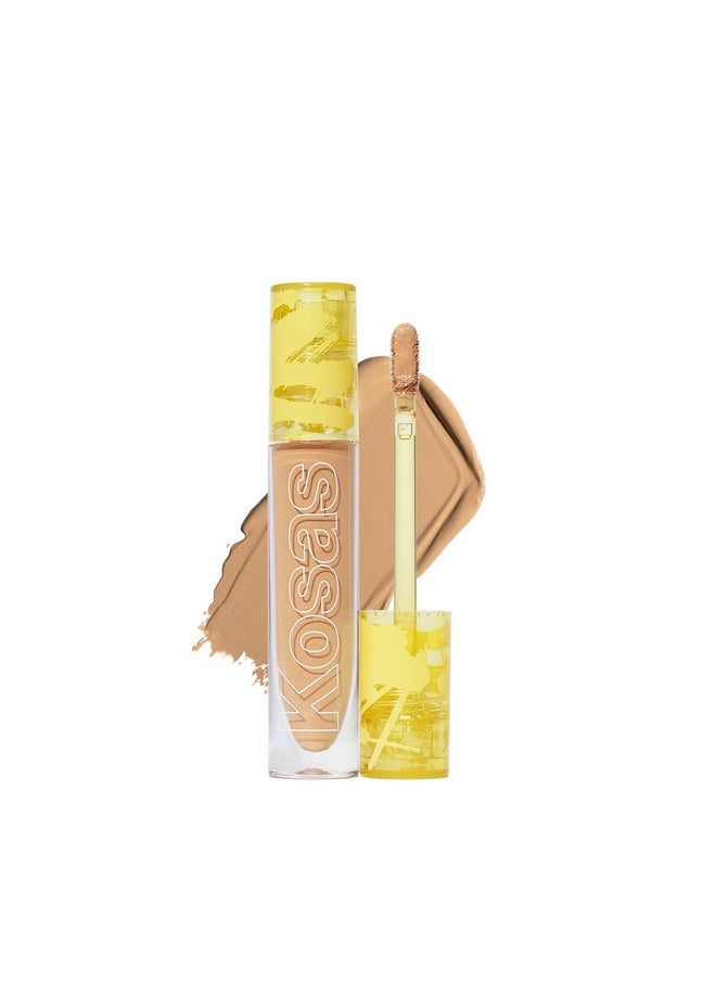 Revealer Concealer - Medium Coverage Makeup With Hyaluronic Acid, Conceals Dark Circles Under Eyes, Dark Spots And Blemishes + Brightens, Hydrates, Long-Lasting & Vegan, (Tone 6.5 O)