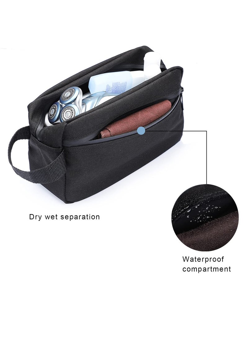 Etercycle Toiletry Bag for Men, Portable Travel Toiletry Organizer Bag,Shaving Bag for Toiletries Accessories (Black)