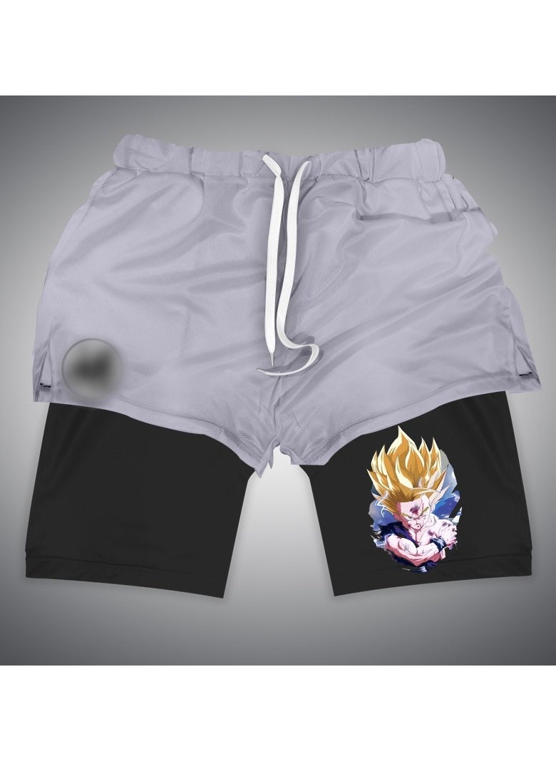 New Dragon Ball Printed Casual Loose Beach Pants