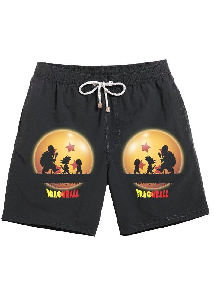 New Dragon Ball Printed Sports And Leisure Shorts