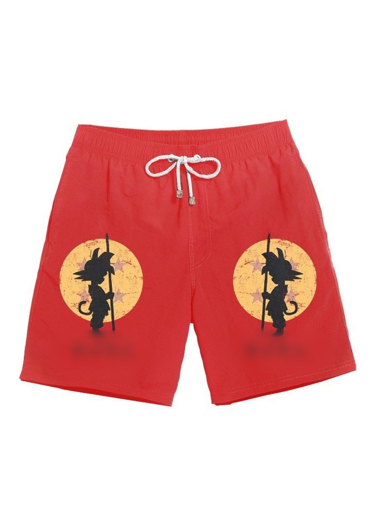 New Dragon Ball Printed Sports And Leisure Shorts