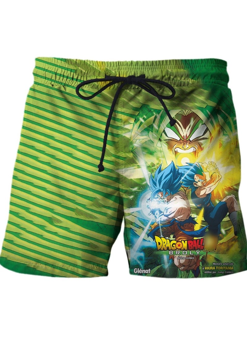 New Dragon Ball Printed Casual Loose Beach Pants