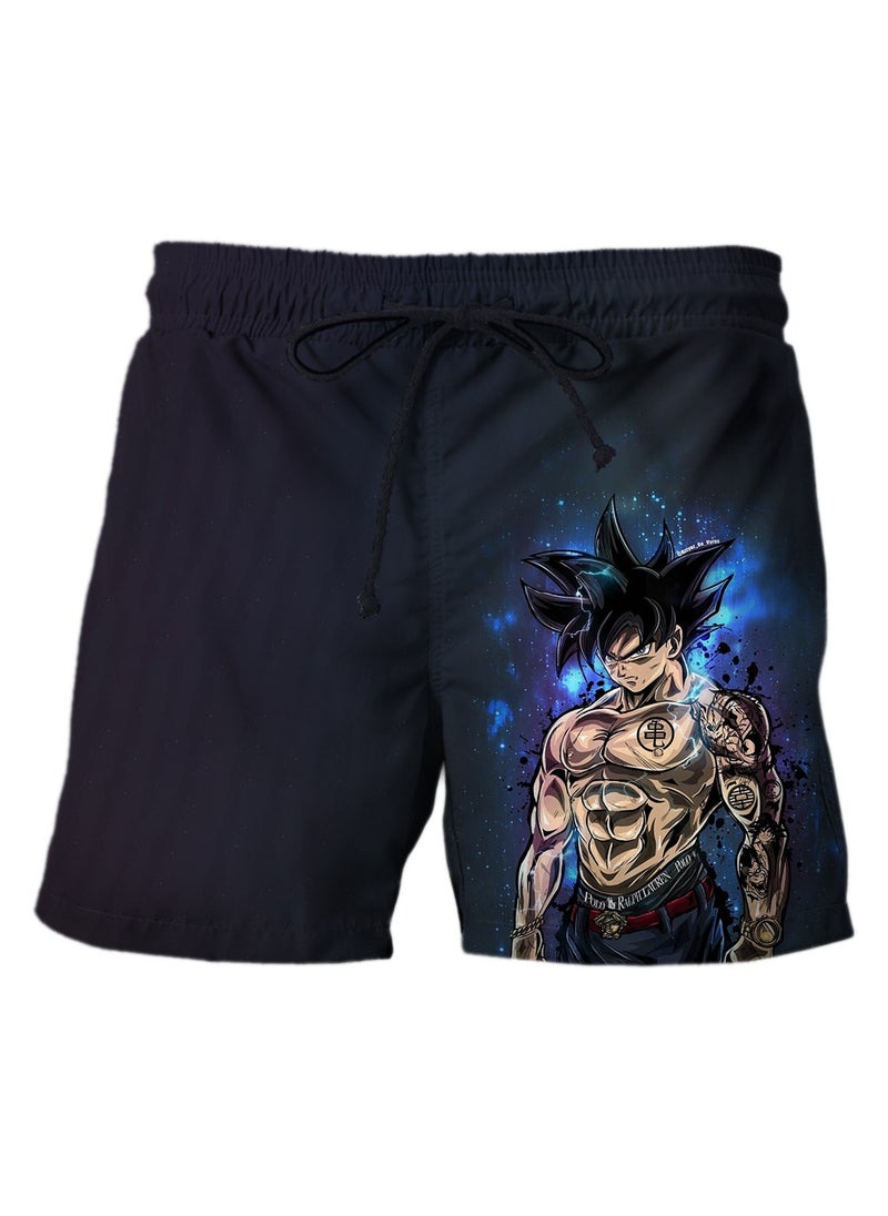 New Dragon Ball Printed Casual Loose Beach Pants