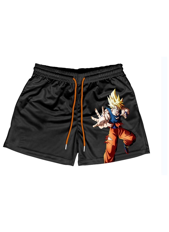 New Dragon Ball Printed Sports And Leisure Shorts