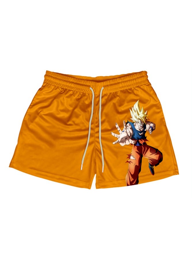 New Dragon Ball Printed Sports And Leisure Shorts