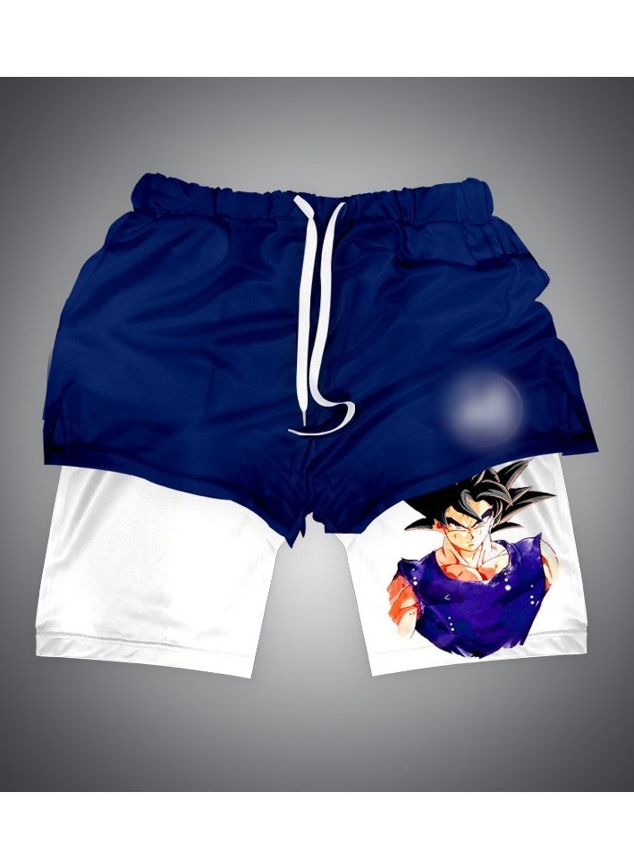 New Dragon Ball Printed Casual Loose Beach Pants