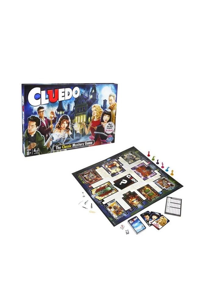 Hasbro Gaming - Cluedo The Classic Mystery Board Game, Strategy Board Game For Family And Kids Ages 8+, Perfect Gifts For Kids