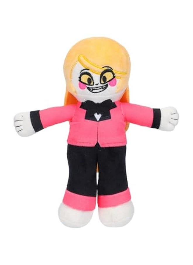 Hazbin Hotel Plush, 9.84 Inch Charlie Morningstar Plushies Toys, Soft Stuffed Hazbin Hotel Character Figure Doll for Fans, Stuffed Cartoon Figure Doll for Adult Kids Boys Girls