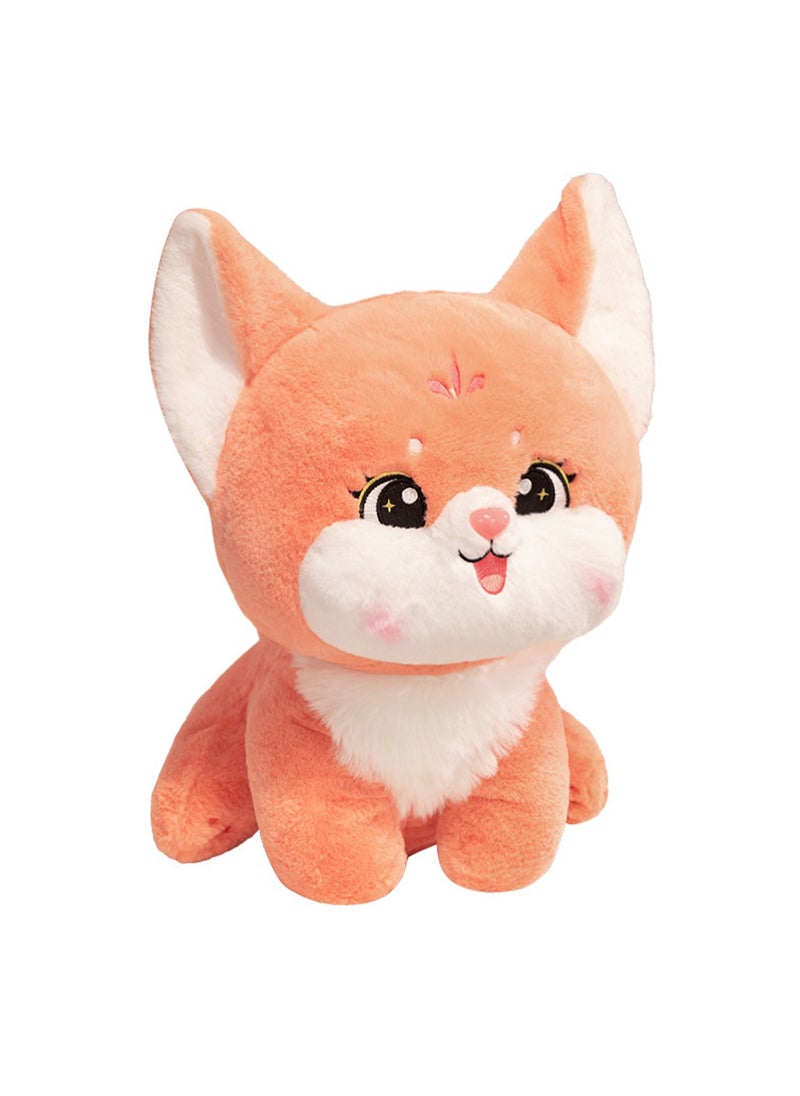 35 CM Cute Fox Plush Toy Soft Stuffed Cartoon Animal Doll For Girls And Boys All Ages Gift