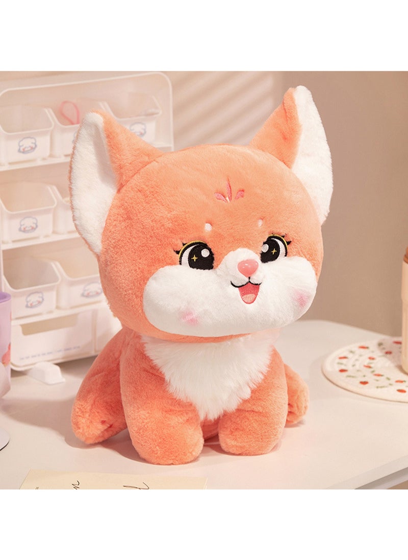 35 CM Cute Fox Plush Toy Soft Stuffed Cartoon Animal Doll For Girls And Boys All Ages Gift