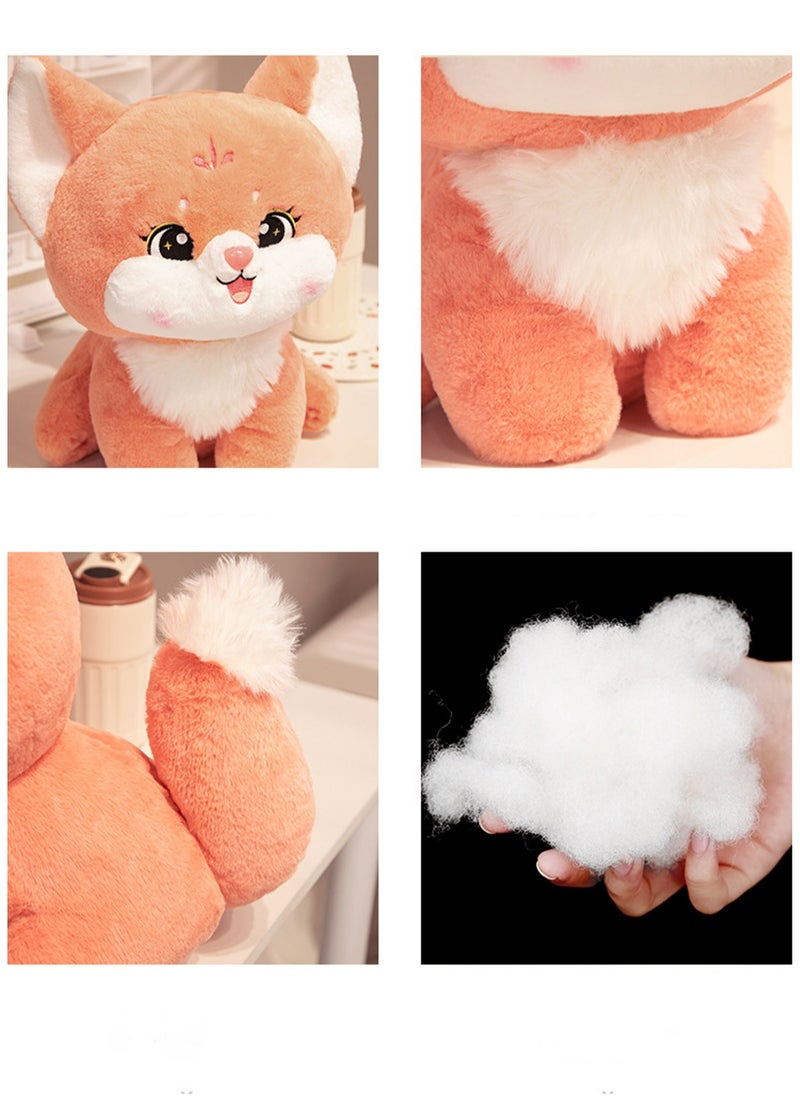 35 CM Cute Fox Plush Toy Soft Stuffed Cartoon Animal Doll For Girls And Boys All Ages Gift