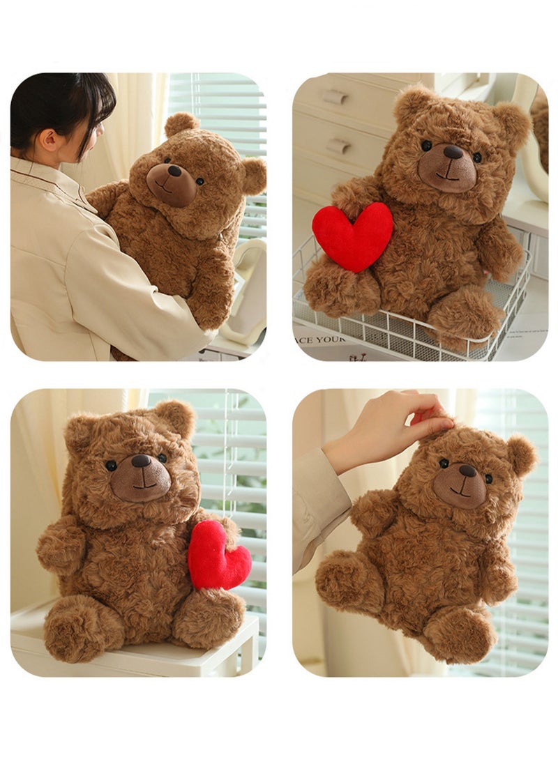 25 CM Cute Cartoon Bear Plush Toy Soft Stuffed Animal Doll For Girls And Boys All Ages Gift