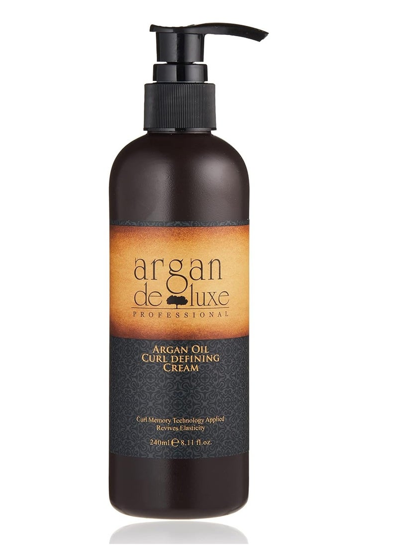 Argan De Luxe Argan Oil Curl Defining Cream that Revives Elasticity 240ml