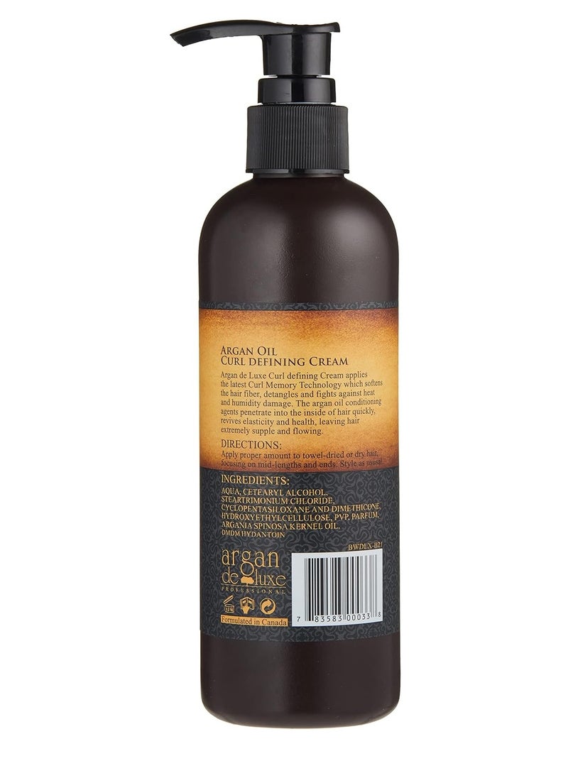 Argan De Luxe Argan Oil Curl Defining Cream that Revives Elasticity 240ml