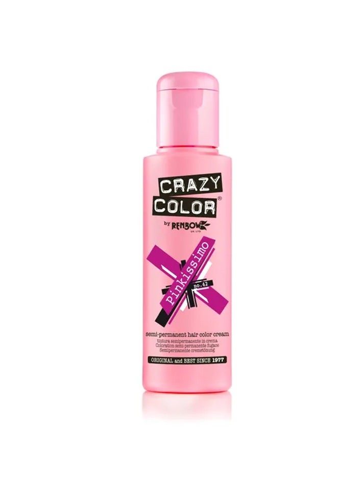 Crazy Color temporary hair colour pinkissimo150 ml