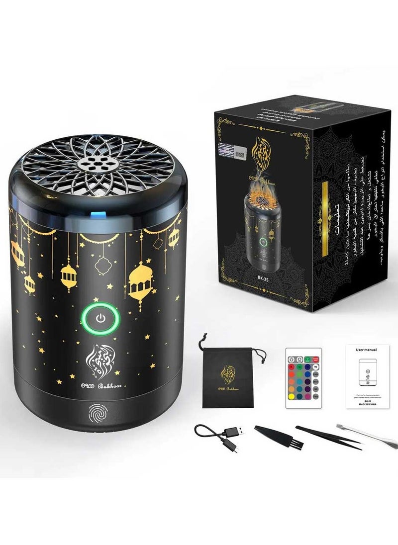 Ramadan Design Electric Incense Burner Bakhoor Incense Burner With 16 Lights For Car