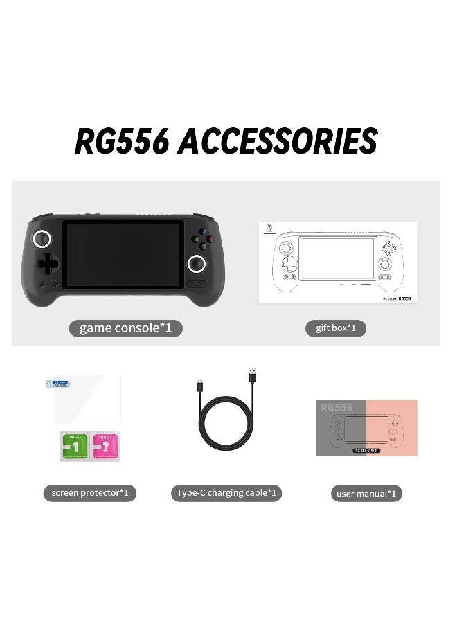 RG556 Handheld Game Console Unisoc T820 Android 13 5.48 inch AMOLED Screen 5500mAh WIFI Bluetooth Retro Video Players