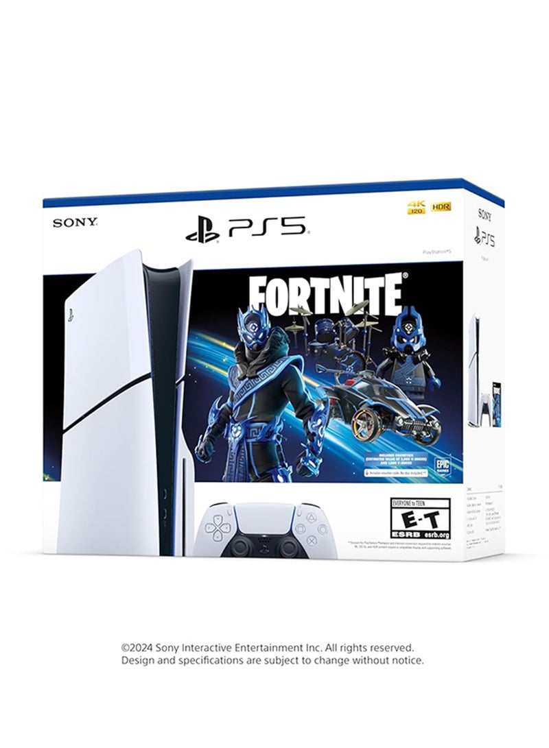 PlayStation5 Disc Edition (International Version) – Fortnite Cobalt Star Bundle