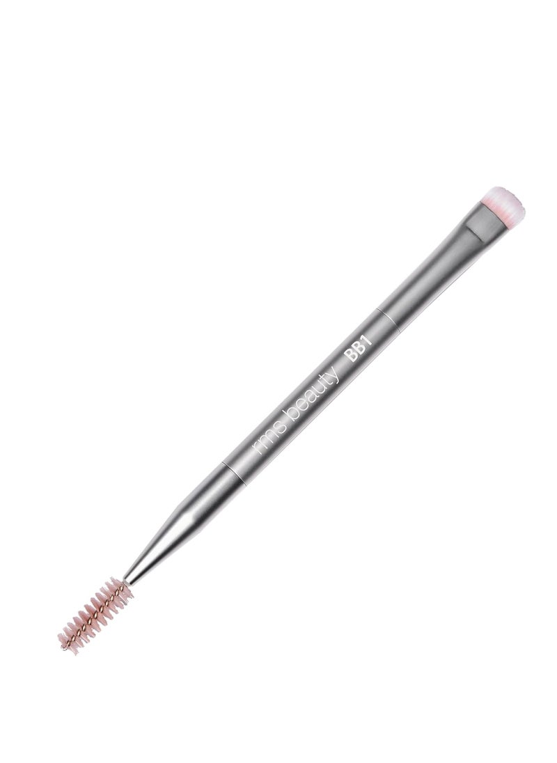 RMS Beauty Back2Brow Brush - Eyebrow Makeup Brush with Spoolie, Eyebrow Brush, Make Up Brush, Brow Brushes for Eyebrows, Eyebrow Pencil Powder Brush