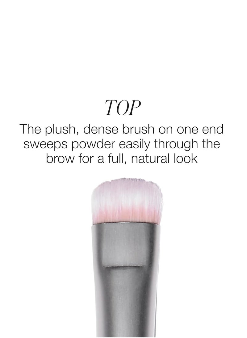 RMS Beauty Back2Brow Brush - Eyebrow Makeup Brush with Spoolie, Eyebrow Brush, Make Up Brush, Brow Brushes for Eyebrows, Eyebrow Pencil Powder Brush