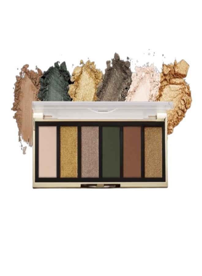 Milani Most Wanted Eyeshadow Palette – 120 Outlaw Olive | 6 Highly Pigmented Shades, Blendable Matte and Shimmer Finishes, Long-Lasting, Travel-Friendly, Vegan & Cruelty-Free