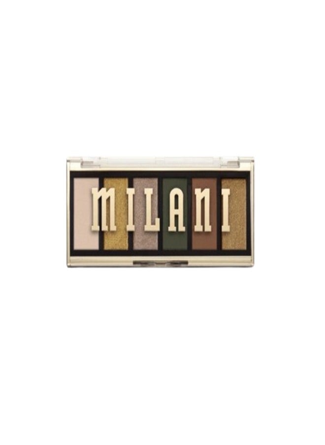 Milani Most Wanted Eyeshadow Palette – 120 Outlaw Olive | 6 Highly Pigmented Shades, Blendable Matte and Shimmer Finishes, Long-Lasting, Travel-Friendly, Vegan & Cruelty-Free