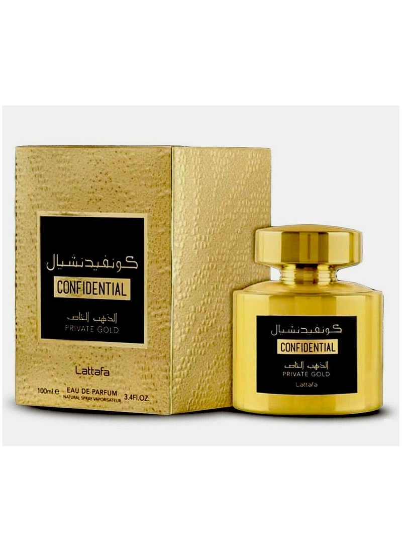 Confidential Private Gold Perfume For Unisex EDP 100ml