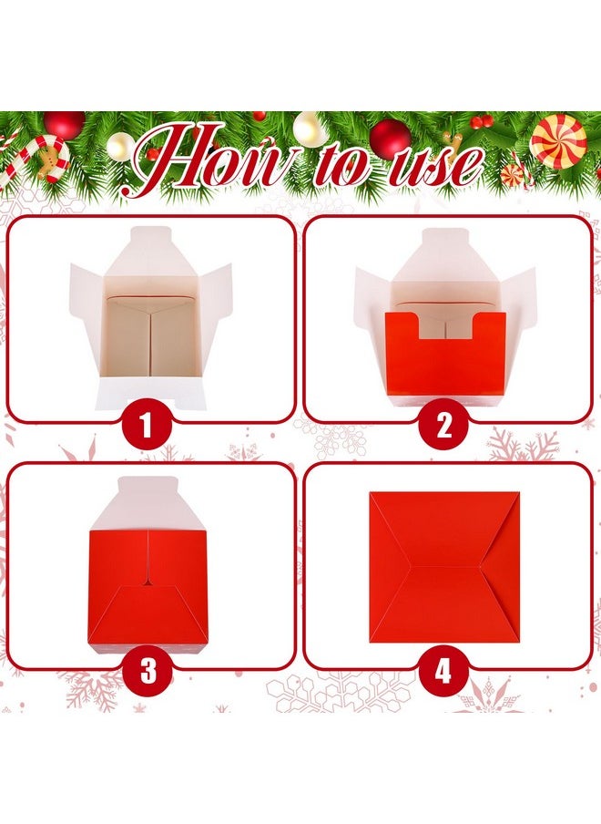 12 Pcs Christmas Prank Gift Box Nesting Gift Boxes Merry Christmas Gift Box Funny Prank Boxes For Christmas Birthday Wrapping Gift (1.9-6.3 Inch)