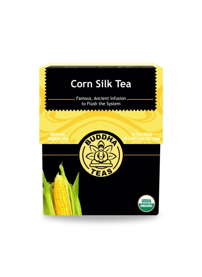 Buddha Teas Organic Corn Silk Tea - OU Kosher, USDA Organic, CCOF Organic, 18 Bleach-Free Tea Bags