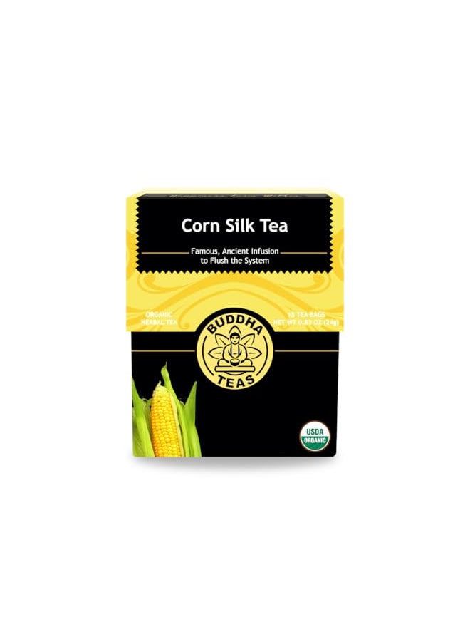 Buddha Teas Organic Corn Silk Tea - OU Kosher, USDA Organic, CCOF Organic, 18 Bleach-Free Tea Bags